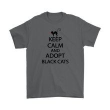 Load image into Gallery viewer, KEEP CALM AND ADOPT BLACK CATS CHARCOAL FOR MEN