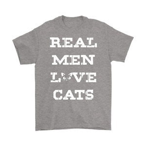 Sport Grey REAL MEN LOVE CATS Men