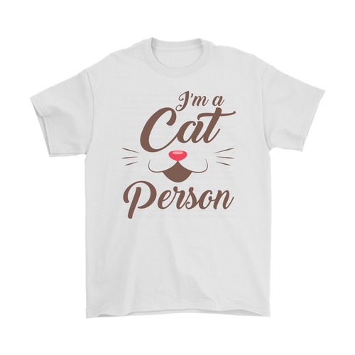 I'M A CAT PERSON WHITE FOR MEN