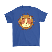 Load image into Gallery viewer, Royal Blue Cat Do Mens Tee