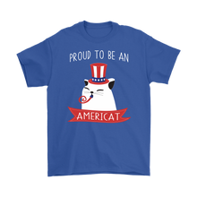 Load image into Gallery viewer, Royal Blue PROUD TO BE AN AMERICAT Men