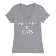 Load image into Gallery viewer, Athletic Heather Mother Of Cats Women