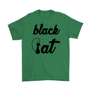 BLACK CAT DESIGN GREEN FOR MEN