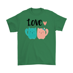 2 CATS IN LOVE GREEN