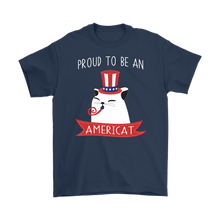 Load image into Gallery viewer, Navy PROUD TO BE AN AMERICAT Men