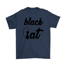 Load image into Gallery viewer, BLACK CAT DESIGN DARK BLUE FOR MEN