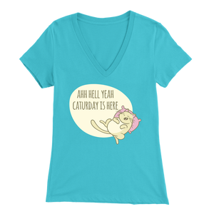 AHH HELL YEAH CATURDAY IS HERE LIGHT BLUE FOR WOMEN