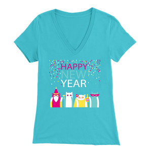 HAPPY NEW YEAR LIGHT BLUE FOR WOMEN