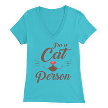 Load image into Gallery viewer, I&#39;m A Cat Person Light Blue for Women