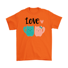 Load image into Gallery viewer, 2 CATS IN LOVE ORANGE