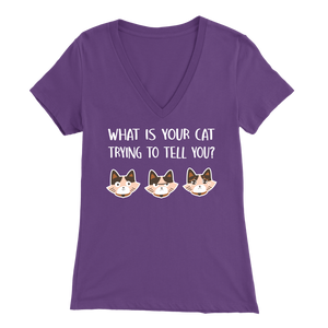 Cat Faces Purple For Women