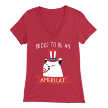Load image into Gallery viewer, Red PROUD TO BE AN AMERICAT Women