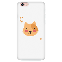 Load image into Gallery viewer, Glossy Plastic Case Cat Design