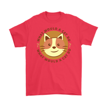 Load image into Gallery viewer, Red Cat Do Mens Tee