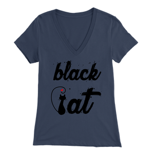 BLACK CAT DESIGN NAVY FOR WOMEN