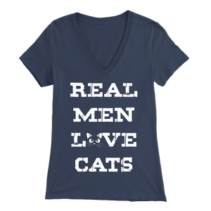 Navy Real Men Love Cats Women