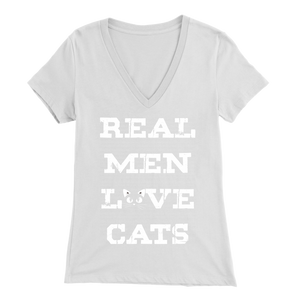 White Real Men Love Cats Women