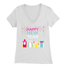 Load image into Gallery viewer, HAPPY NEW YEAR WHITE FOR WOMEN