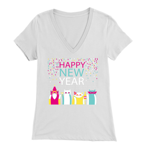 HAPPY NEW YEAR WHITE FOR WOMEN